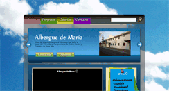 Desktop Screenshot of alberguedemaria.org