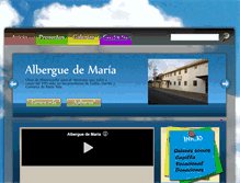 Tablet Screenshot of alberguedemaria.org